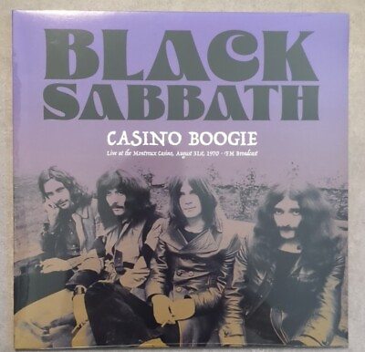 #ad BLACK SABBATH Casino Boogie Montreux Live 1970 12quot; Vinyl LP NEW Record $27.99