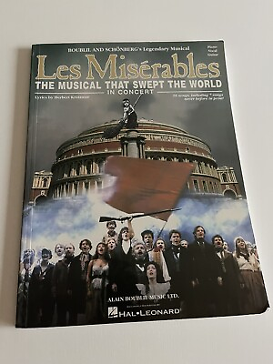 #ad Les Miserables in Concert Sheet Music Piano Vocal Book 000313212 $20.00