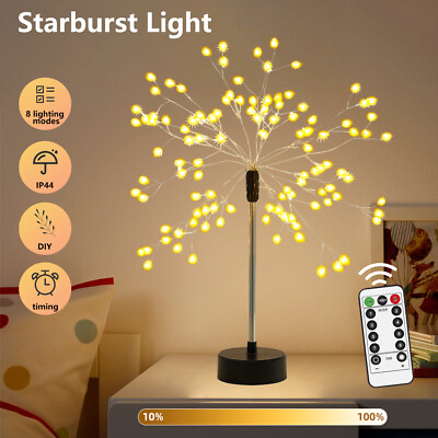 #ad Bonsai Tree Table Lamp Desk 120LED Fairy Light Art Night Light Decor Battery USB $14.99