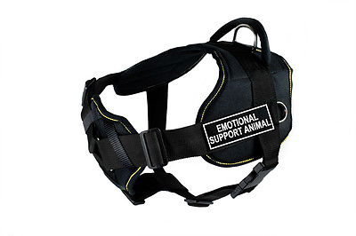 #ad Dean amp; Tyler DT Fun with Chest Pad Support Dog Harness with Removable Patches $82.14