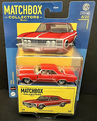 #ad 2024 Matchbox Collectors METAL 8 20 1964 BUICK RIVIERA OPEN DOORS BOX SHIPS FREE $16.95