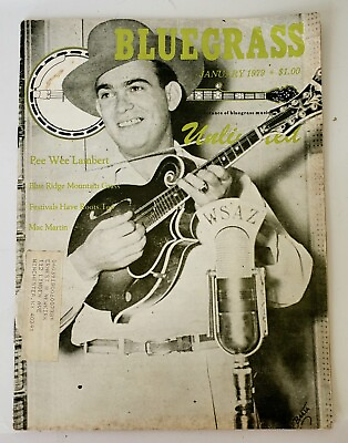 #ad VTG 1979 Bluegrass Unlimited Pee Wee Lambert. Blue Ridge Mountan Grass and more. $17.99