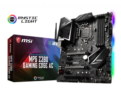 #ad MSI MPG Z390 GAMING EDGE AC Motherboard Intel Z390 LGA 1151 DDR4 HDMI ATX 2xM.2 $299.00