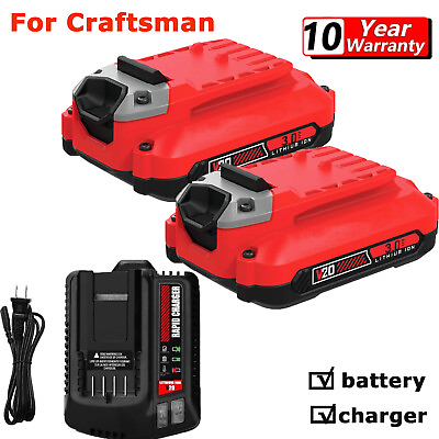#ad 20 Volt For Craftsman V20 MAX Lithium Battery Charger CMCB204 CMCB202 CMCB201 $18.98