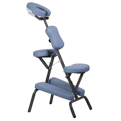 #ad Tattoo Table Adjustable Folding Salon Facial Massage Chair Spa Pad Compact Blue $69.58