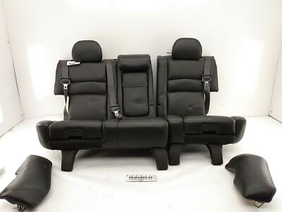 #ad VOLVO V70 XC Black Leather Rear Back And Bottom Seat Cushion Set 98 99 00 $337.46