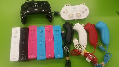 #ad Wii Pro Classic Nunchuck Controller Remote Original Authentic OEM Official $29.99