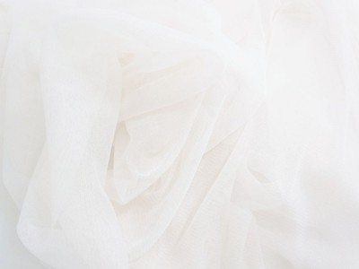 #ad IVORY SOFT NET TULLE 2WAY STRETCH FABRIC 60quot;W Camisole Bridal Dance Wear $2.99