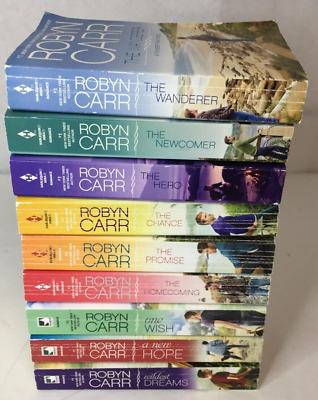 #ad Lot of 9 Complete THUNDER POINT Series Books 1 9 by Robyn Carr Paperback $39.95