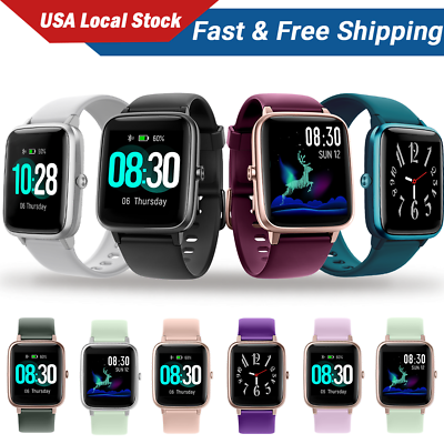 #ad Smart Watch Men Women Fitness Tracker Sleep Heart Rate Watch for Android iOS $19.99