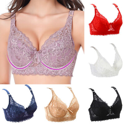 #ad Push Up Bras Women Lace Bra Underwear Brassiere Lift support Sexy Lingerie B C D $9.66