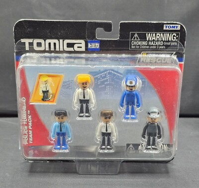 #ad TOMY USA Tomica Hypercity Rescue Police Tomihero Team Pack T70703 5 Figures NEW $14.95