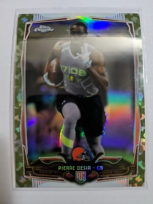 #ad 2014 Topps Chrome STS Camo Refractor 499 PIERRE DESIR #189 RC rookie 🏈 $1.98