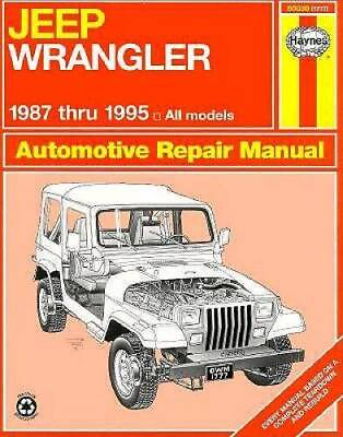 #ad Jeep Wrangler Automotive Repair Manual: Models Covered : All Jeep Wrangle GOOD $68.89
