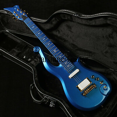 #ad Hot Sell STARSHINE Metallic Blue 1 Symbol Electric Guitar Gold Hardware $261.91