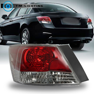 #ad #ad For 2008 2012 Honda Accord Driver Left Side Tail Light Tail Lamp Assembly LH $43.31