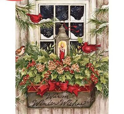 #ad Diamond Painting Christmas Bird Mosaic 5D Embroidery Winter Pictures Rhinestones $51.74
