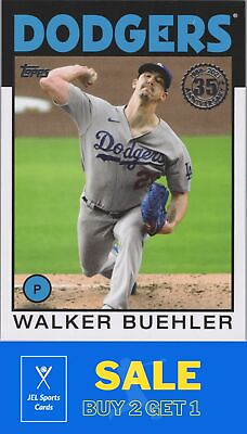 #ad 2021 Topps #86B 18 Walker Buehler $1.99