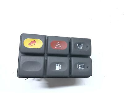 #ad 99 04 land rover discovery hazard light hill Fuel Door Defrost switch OEM $39.26