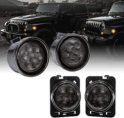 LED Turn Signal amp; Side Marker Light Replacement Kits For Jeep Wrangler 2007 2017 $36.99