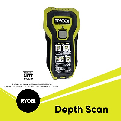 #ad RYOBI ESF5002 Whole Stud Finder Auto Depth Scan Tech Hand Held Multiple LED A4 $20.00