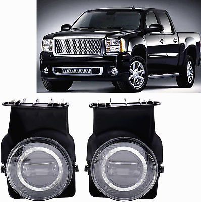 #ad LED Fog Light with DRL Fit for GMC Sierra 1500 2500HD 3500HD 2003 2004 2005 2006 $102.99