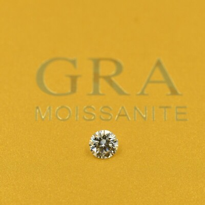 #ad Real 2 CT Round Moissanite Diamond Stunning VVS1 Clarity GRA Certified G1 $54.95