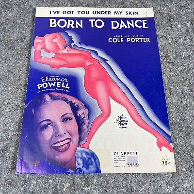 #ad I#x27;VE GOT YOU UNDER MY SKIN by Cole Porter Songs from quot;Born to Dancequot; Sheet Music $7.00
