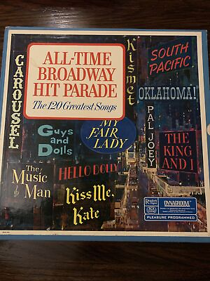 #ad All Time Broadway Hits Parade 10 Record Box Set Readers Digest Vintage 33 RPM LP $49.99