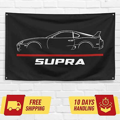 #ad For Toyota Supra 1994 Car Enthusiast 3x5 ft Flag Birthday Gift Banner $17.99