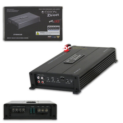 #ad Orion ZT 5000.2S ZT 2 channel Class AB Car Audio Amp Amplifier 5000w Max $79.95
