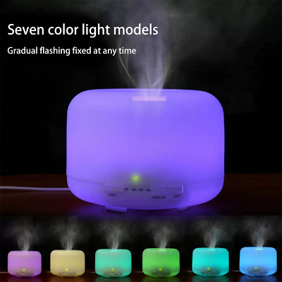 #ad Essential Aroma Oil Diffuser Aromatherapy Ultrasonic LED Humidifier Air Purifier $15.29