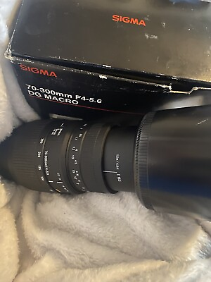 #ad sigma 70 300mm f4 5.6 dg macro lens $179.00