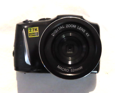 #ad 2.7K UHD Digital Camera Zoom Lens 4x Macro 52mm W Battery charged $47.88