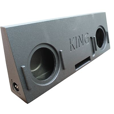 #ad King Boxes 10quot; Dual Behind the Seat Ported Speaker Box for #x27;14 #x27;19 Tundra Crew $269.99
