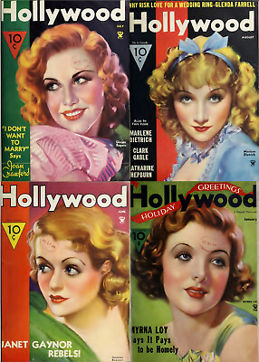 #ad 108 Old Issues of Hollywood Golden Age Movies Fan Magazine 1934 1943 on DVD $12.99