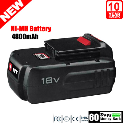 #ad PC18B 18V Ni MH Rechargeable Battery For PORTER CABLE 4.8Ah PC188 PCC489N PCMVC $22.98