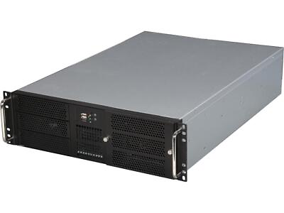 #ad Athena Power RM 3U306460P4 Silver Black 1.2mm SGCC 3U Rackmount Server Case PS2 $576.00