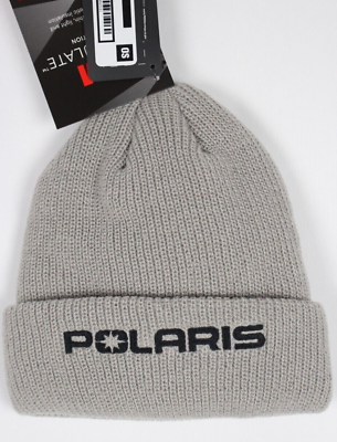 #ad Polaris Mens Core Beanie Two Layer Ribbed Warm Winter Polyester Hat Ash Gray $12.74