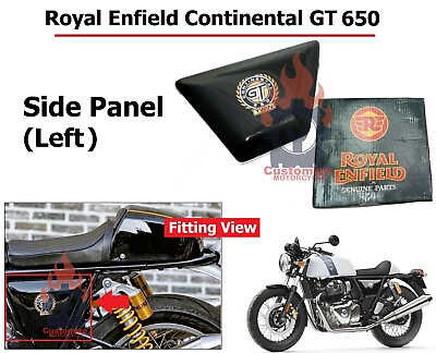 #ad Royal Enfield quot;Continental GT 650quot; Black quot;Side Panelquot; for Left side $53.06