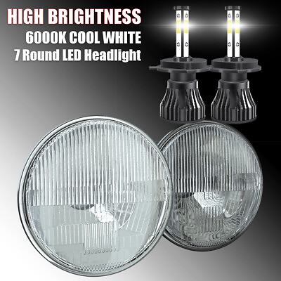 #ad #ad 7quot; Replacement Clear LED Lenses 7 Inch LED Headlights Headlamps Pack of 2 $108.99