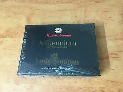 #ad Mysore Sandal Millennium Super Premium Soap 150 gm New Packing FREE SHIPPING $29.48