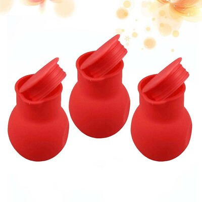 #ad 3pcs Silicone Chocolate Melting Pot Microwave Candy Warmer $12.68