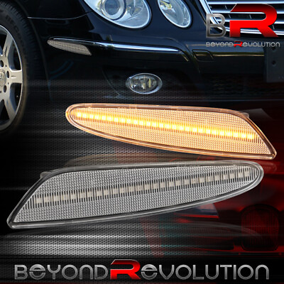 #ad For 2003 2006 Benz W211 E Class LED Sidemarker Lamp Signal Reflector Light Clear $24.99