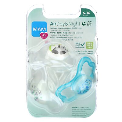 #ad Air Day amp; Night Pacifier 6 16 Months 3 Count $14.61