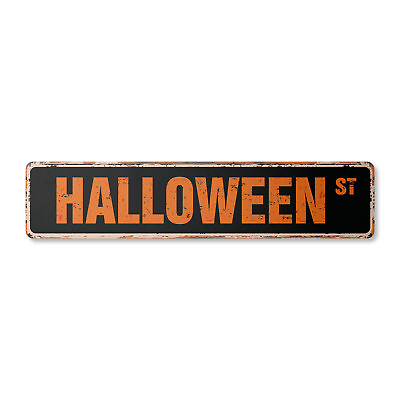 #ad HALLOWEEN Vintage Street Sign holiday death costumes dressup zombies $13.99