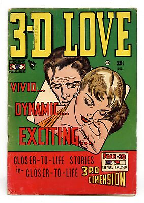 #ad 3 D Love #1 VG 3.5 1953 $230.00