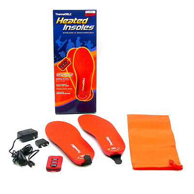 #ad Therma Cell USA Heatable Insoles THS01 XL Shoe Insoles Remote Control Wi $32.34