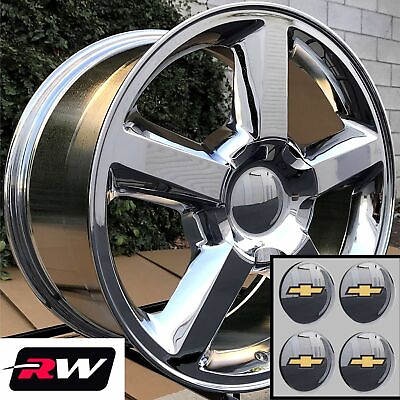 #ad 20 inch Chevy Tahoe LTZ 5308 Replica Wheels Chrome Rims 20x8.5quot; 6x139.7 6x5.50quot; $1419.00