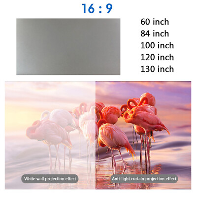 #ad Large Screen Projector Portable Movie Display Reflective Fabric Cloth Projection AU $32.09